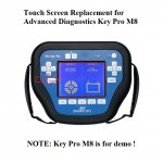 Touch Screen Panel Digitizer for Advanced Diagnostics Key Pro M8